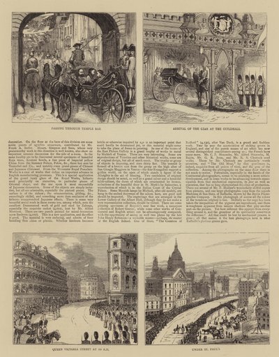 Zar de Rusia en Londres de Alfred Chantrey Corbould